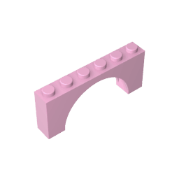 Brick Arch 1 x 6 x 2 – Thin Top without Reinforced Underside [New Version] #15254 Brick Arch 1 x 6 x 2 – Thin Top without Reinforced Underside [New Version] #15254 - 11-Bright Pink Lego Block Sets Alternative
