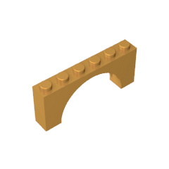 Brick Arch 1 x 6 x 2 – Thin Top without Reinforced Underside [New Version] #15254 Brick Arch 1 x 6 x 2 – Thin Top without Reinforced Underside [New Version] #15254 - 35-Pearl Gold Lego Block Sets Alternative