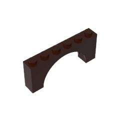 Brick Arch 1 x 6 x 2 – Thin Top without Reinforced Underside [New Version] #15254 Brick Arch 1 x 6 x 2 – Thin Top without Reinforced Underside [New Version] #15254 - 82-Dark Brown Lego Block Sets Alternative