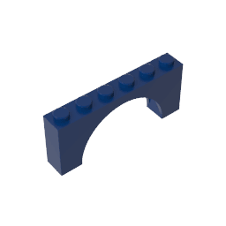 Brick Arch 1 x 6 x 2 – Thin Top without Reinforced Underside [New Version] #15254 Brick Arch 1 x 6 x 2 – Thin Top without Reinforced Underside [New Version] #15254 - 55-Dark Blue Lego Block Sets Alternative