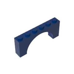 Brick Arch 1 x 6 x 2 – Thin Top without Reinforced Underside [New Version] #15254 Brick Arch 1 x 6 x 2 – Thin Top without Reinforced Underside [New Version] #15254 - 55-Dark Blue Lego Block Sets Alternative