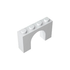 Brick Arch 1 x 4 x 2 #6182 Brick Arch 1 x 4 x 2 #6182 - 91-White Lego Block Sets Alternative