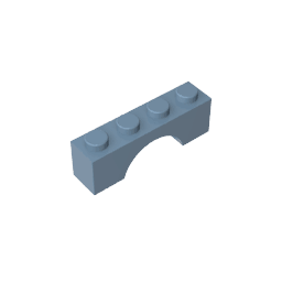 Brick Arch 1 x 4 #3659 Brick Arch 1 x 4 #3659 - 54-Sand Blue Lego Block Sets Alternative