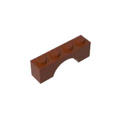 Brick Arch 1 x 4 #3659 Brick Arch 1 x 4 #3659 - 81-Reddish Brown Lego Block Sets Alternative