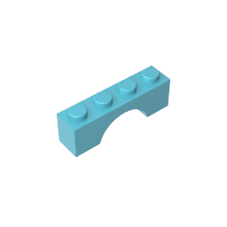 Brick Arch 1 x 4 #3659 Brick Arch 1 x 4 #3659 - 46-Medium Azure Lego Block Sets Alternative