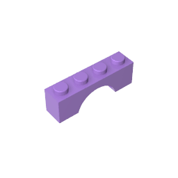 Brick Arch 1 x 4 #3659 Brick Arch 1 x 4 #3659 - 62-Medium Lavender Lego Block Sets Alternative