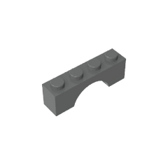 Brick Arch 1 x 4 #3659 Brick Arch 1 x 4 #3659 - 72-Dark Bluish Gray Lego Block Sets Alternative