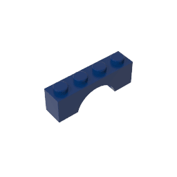 Brick Arch 1 x 4 #3659 Brick Arch 1 x 4 #3659 - 55-Dark Blue Lego Block Sets Alternative