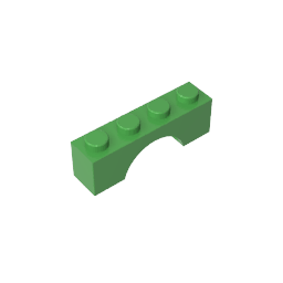 Brick Arch 1 x 4 #3659 Brick Arch 1 x 4 #3659 - 43-Bright Green Lego Block Sets Alternative