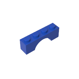 Brick Arch 1 x 4 #3659 Brick Arch 1 x 4 #3659 - 50-Blue Lego Block Sets Alternative