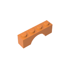 Brick Arch 1 x 4 #3659 Brick Arch 1 x 4 #3659 - 21-Orange Lego Block Sets Alternative