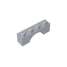Brick Arch 1 x 4 #3659 Brick Arch 1 x 4 #3659 - 73-Flat Silver Lego Block Sets Alternative