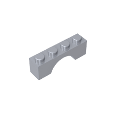 Brick Arch 1 x 4 #3659 Brick Arch 1 x 4 #3659 - 73-Flat Silver Lego Block Sets Alternative