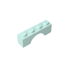 Brick Arch 1 x 4 #3659 Brick Arch 1 x 4 #3659 - 45-Light Aqua Lego Block Sets Alternative