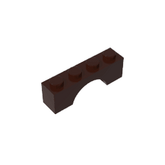 Brick Arch 1 x 4 #3659 Brick Arch 1 x 4 #3659 - 82-Dark Brown Lego Block Sets Alternative