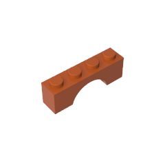 Brick Arch 1 x 4 #3659 Brick Arch 1 x 4 #3659 - 83-Dark Orange Lego Block Sets Alternative