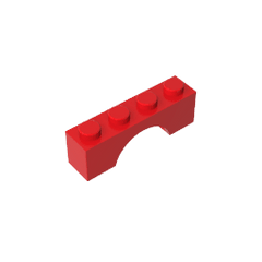 Brick Arch 1 x 4 #3659 Brick Arch 1 x 4 #3659 - 10-Red Lego Block Sets Alternative