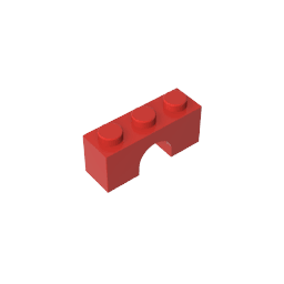 Brick Arch 1 x 3 #4490 Brick Arch 1 x 3 #4490 - 10-Red Lego Block Sets Alternative