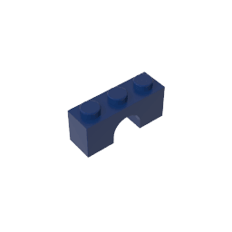Brick Arch 1 x 3 #4490 Brick Arch 1 x 3 #4490 - 55-Dark Blue Lego Block Sets Alternative