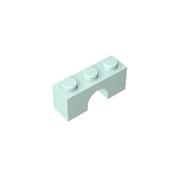 Brick Arch 1 x 3 #4490 Brick Arch 1 x 3 #4490 - 45-Light Aqua Lego Block Sets Alternative