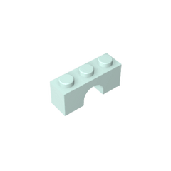 Brick Arch 1 x 3 #4490 Brick Arch 1 x 3 #4490 - 45-Light Aqua Lego Block Sets Alternative