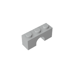 Brick Arch 1 x 3 #4490 Brick Arch 1 x 3 #4490 - 71-Light Bluish Gray Lego Block Sets Alternative
