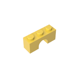 Brick Arch 1 x 3 #4490 Brick Arch 1 x 3 #4490 - 30-Yellow Lego Block Sets Alternative