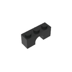 Brick Arch 1 x 3 #4490 Brick Arch 1 x 3 #4490 - 80-Black Lego Block Sets Alternative