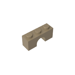 Brick Arch 1 x 3 #4490 Brick Arch 1 x 3 #4490 - 34-Dark Tan Lego Block Sets Alternative