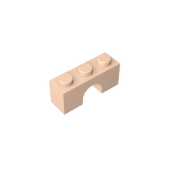 Brick Arch 1 x 3 #4490 Brick Arch 1 x 3 #4490 - 32-Light Flesh Lego Block Sets Alternative