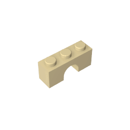 Brick Arch 1 x 3 #4490 Brick Arch 1 x 3 #4490 - 31-Tan Lego Block Sets Alternative