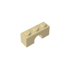 Brick Arch 1 x 3 #4490 Brick Arch 1 x 3 #4490 - 31-Tan Lego Block Sets Alternative