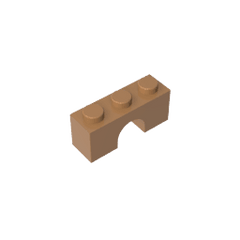 Brick Arch 1 x 3 #4490 Brick Arch 1 x 3 #4490 - 84-Medium Dark Flesh Lego Block Sets Alternative