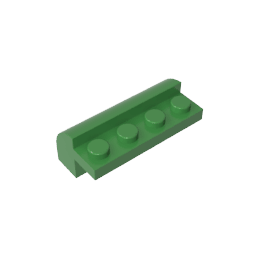 Brick Curved 2 x 4 x 1 1/3 with Curved Top #6081 Brick Curved 2 x 4 x 1 1/3 with Curved Top #6081 - 40-Green Lego Block Sets Alternative