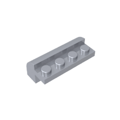 Brick Curved 2 x 4 x 1 1/3 with Curved Top #6081 Brick Curved 2 x 4 x 1 1/3 with Curved Top #6081 - 73-Flat Silver Lego Block Sets Alternative