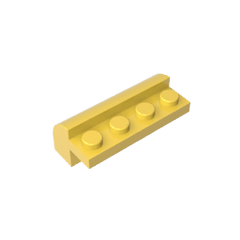 Brick Curved 2 x 4 x 1 1/3 with Curved Top #6081 Brick Curved 2 x 4 x 1 1/3 with Curved Top #6081 - 30-Yellow Lego Block Sets Alternative