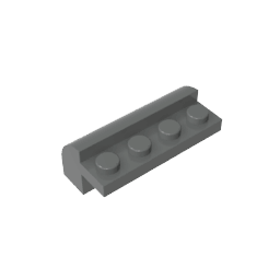Brick Curved 2 x 4 x 1 1/3 with Curved Top #6081 Brick Curved 2 x 4 x 1 1/3 with Curved Top #6081 - 72-Dark Bluish Gray Lego Block Sets Alternative