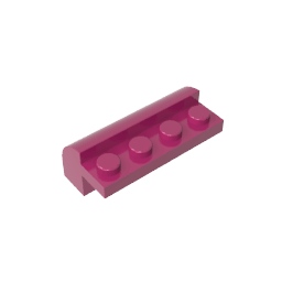 Brick Curved 2 x 4 x 1 1/3 with Curved Top #6081 Brick Curved 2 x 4 x 1 1/3 with Curved Top #6081 - 13-Magenta Lego Block Sets Alternative