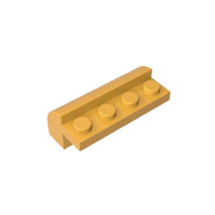 Brick Curved 2 x 4 x 1 1/3 with Curved Top #6081 Brick Curved 2 x 4 x 1 1/3 with Curved Top #6081 - 36-Bright Light Orange Lego Block Sets Alternative