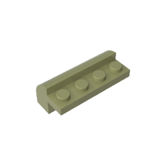 Brick Curved 2 x 4 x 1 1/3 with Curved Top #6081 Brick Curved 2 x 4 x 1 1/3 with Curved Top #6081 - 49-Olive Green Lego Block Sets Alternative