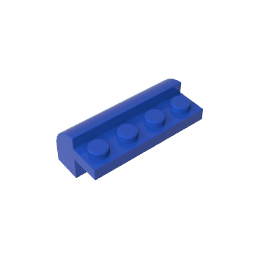 Brick Curved 2 x 4 x 1 1/3 with Curved Top #6081 Brick Curved 2 x 4 x 1 1/3 with Curved Top #6081 - 50-Blue Lego Block Sets Alternative