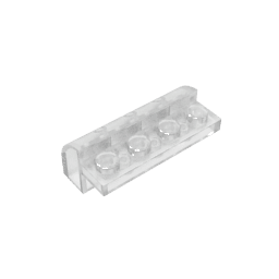 Brick Curved 2 x 4 x 1 1/3 with Curved Top #6081 Brick Curved 2 x 4 x 1 1/3 with Curved Top #6081 - 180-Trans Clear Lego Block Sets Alternative