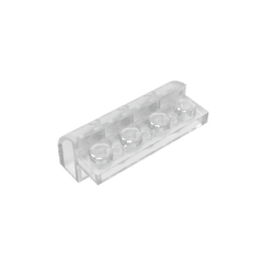 Brick Curved 2 x 4 x 1 1/3 with Curved Top #6081 Brick Curved 2 x 4 x 1 1/3 with Curved Top #6081 - 180-Trans Clear Lego Block Sets Alternative