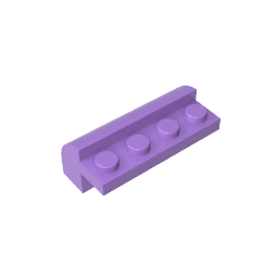 Brick Curved 2 x 4 x 1 1/3 with Curved Top #6081 Brick Curved 2 x 4 x 1 1/3 with Curved Top #6081 - 62-Medium Lavender Lego Block Sets Alternative