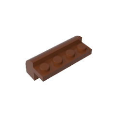 Brick Curved 2 x 4 x 1 1/3 with Curved Top #6081 Brick Curved 2 x 4 x 1 1/3 with Curved Top #6081 - 81-Reddish Brown Lego Block Sets Alternative