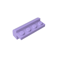 Brick Curved 2 x 4 x 1 1/3 with Curved Top #6081 Brick Curved 2 x 4 x 1 1/3 with Curved Top #6081 - 63-Lavender Lego Block Sets Alternative