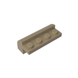 Brick Curved 2 x 4 x 1 1/3 with Curved Top #6081 Brick Curved 2 x 4 x 1 1/3 with Curved Top #6081 - 34-Dark Tan Lego Block Sets Alternative