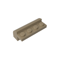 Brick Curved 2 x 4 x 1 1/3 with Curved Top #6081 Brick Curved 2 x 4 x 1 1/3 with Curved Top #6081 - 34-Dark Tan Lego Block Sets Alternative