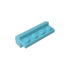 Brick Curved 2 x 4 x 1 1/3 with Curved Top #6081 Brick Curved 2 x 4 x 1 1/3 with Curved Top #6081 - 46-Medium Azure Lego Block Sets Alternative