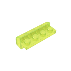 Brick Curved 2 x 4 x 1 1/3 with Curved Top #6081 Brick Curved 2 x 4 x 1 1/3 with Curved Top #6081 - 141-Trans Neon Green Lego Block Sets Alternative